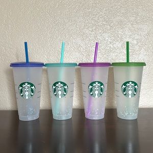 Starbucks Confetti Color Changing Tumblers